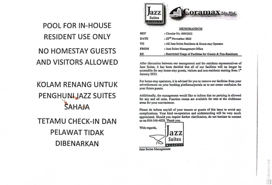 Apartment A.foo 3.0 @ Vivacity Megamall Jazz 3 *